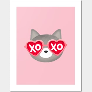 XOXO Love Cat Posters and Art